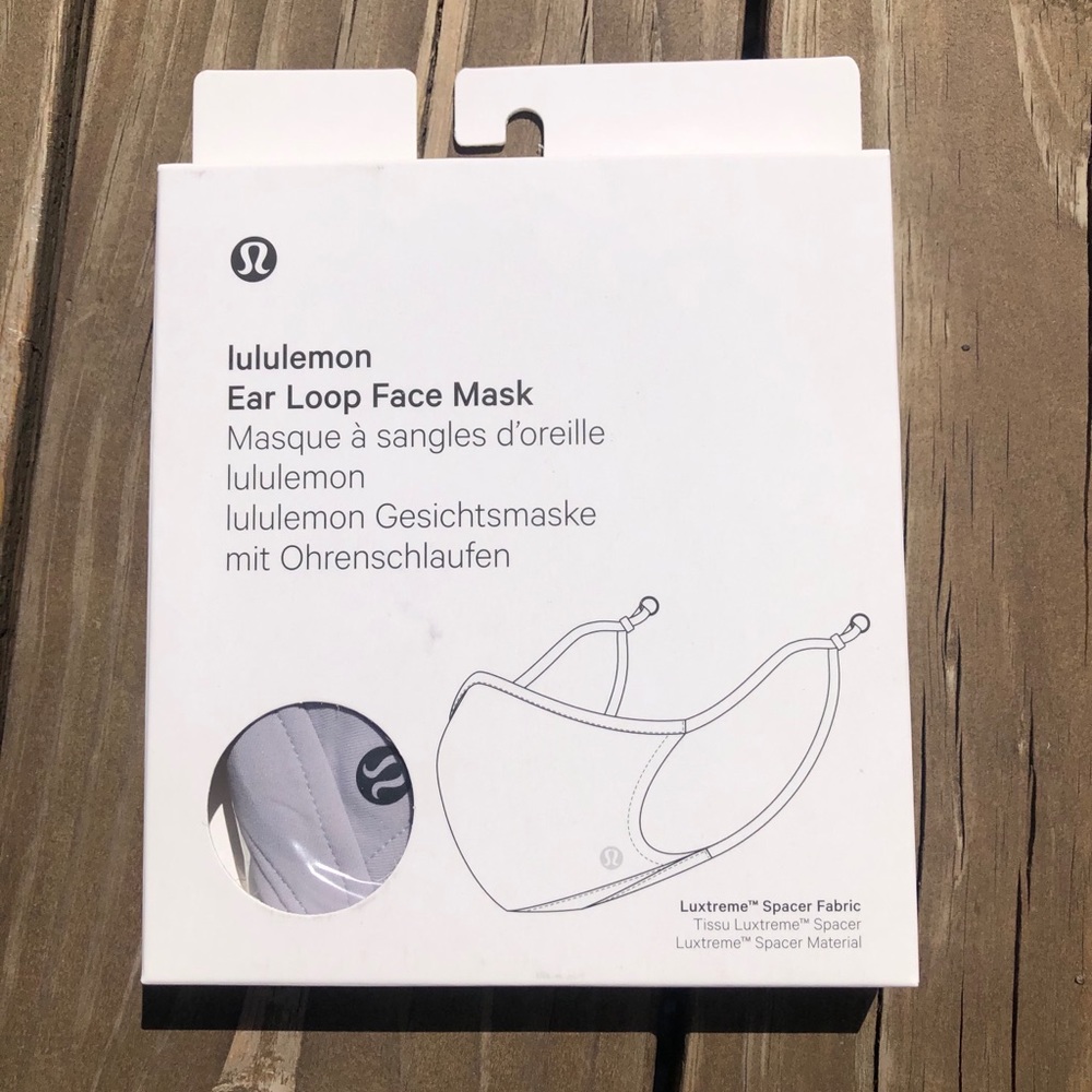 NWT lululemon ear loop mask